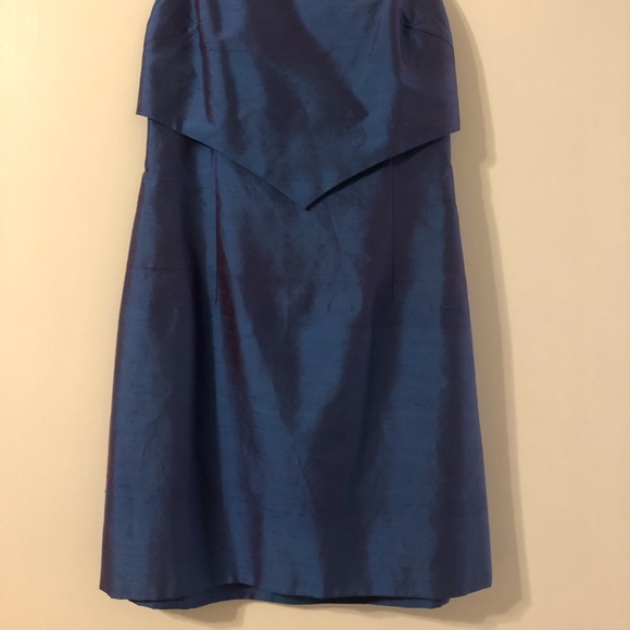 Laundry Shelli Segal blue dress size 12 - Picture 4 of 4